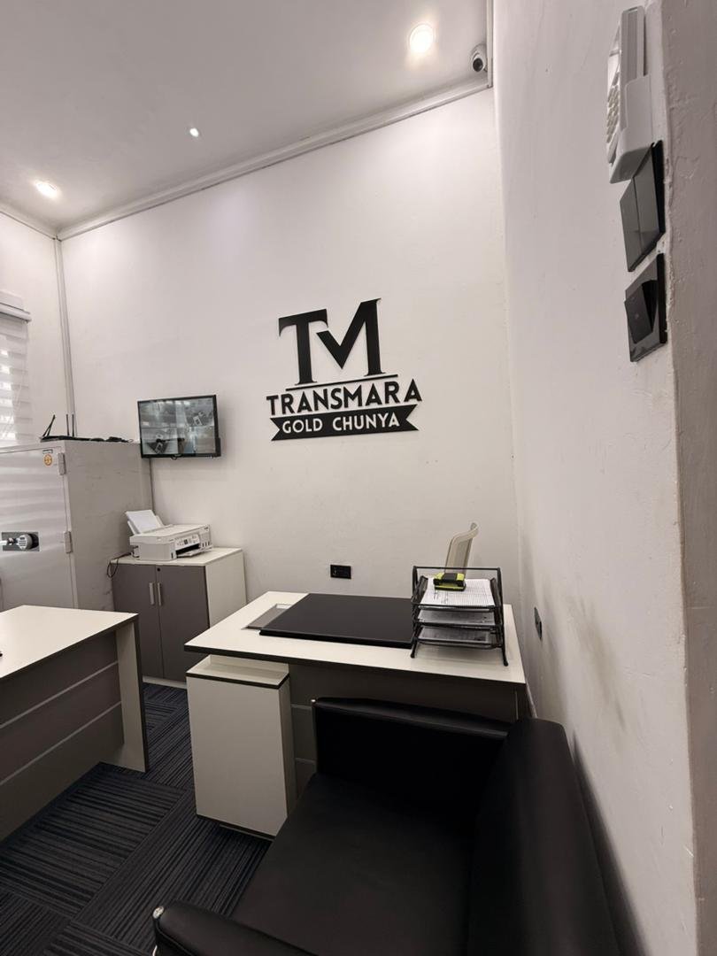 Chunya office interior with secure storage and monitored workspace