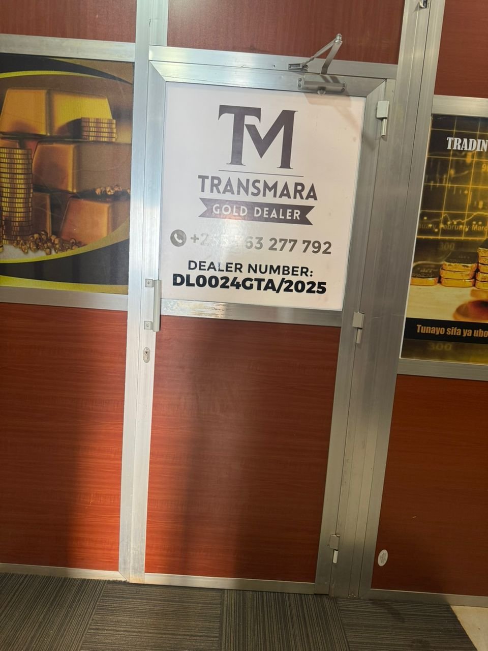 Licensed dealer entrance displaying DL0024GTA/2025